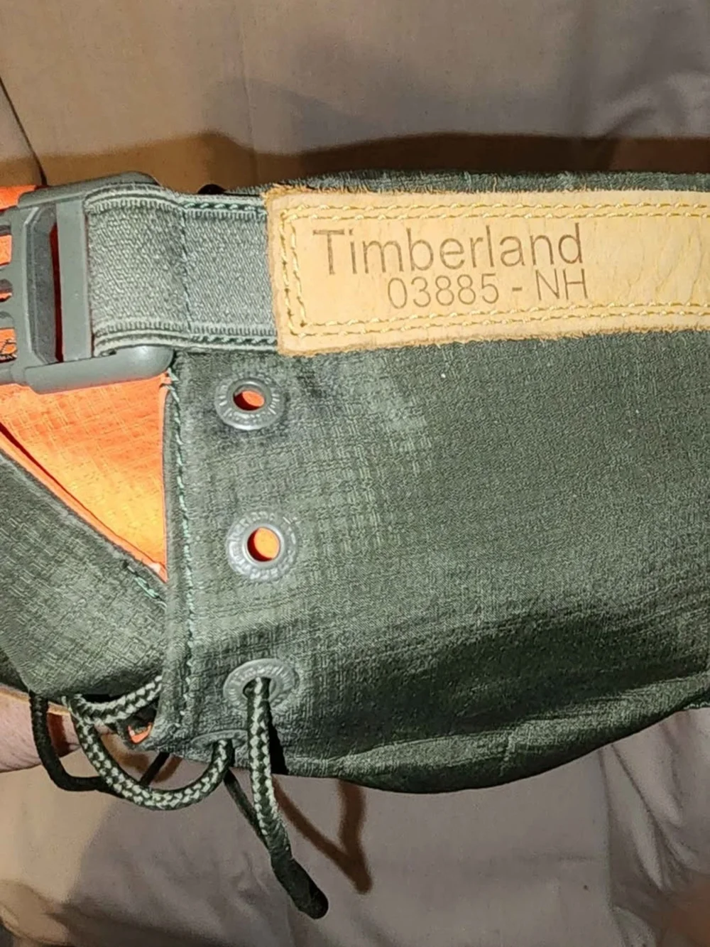 Timberland Premium Gaiter Boots Wheat Olive Green Orange 03885-NH Rare Size 7